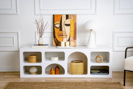 Hanah Home Consola Ferlis - Blanco